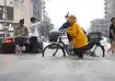 Flood in Nagoya, central Japan