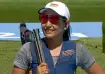 Maheshwari Chauhan, member of India's skeet team