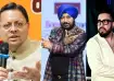 Uttarakhand CM Pushkar Singh Dhami speaks to Mika Singh