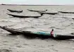 Fishing boats in Bay of Bengal/ Photo used for