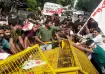 Members of Students Federation of India and Democratic