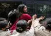 Several protesters detained as anti-SIR march.