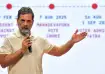 Rahul Gandhi during a briefing at Congress headquarters in