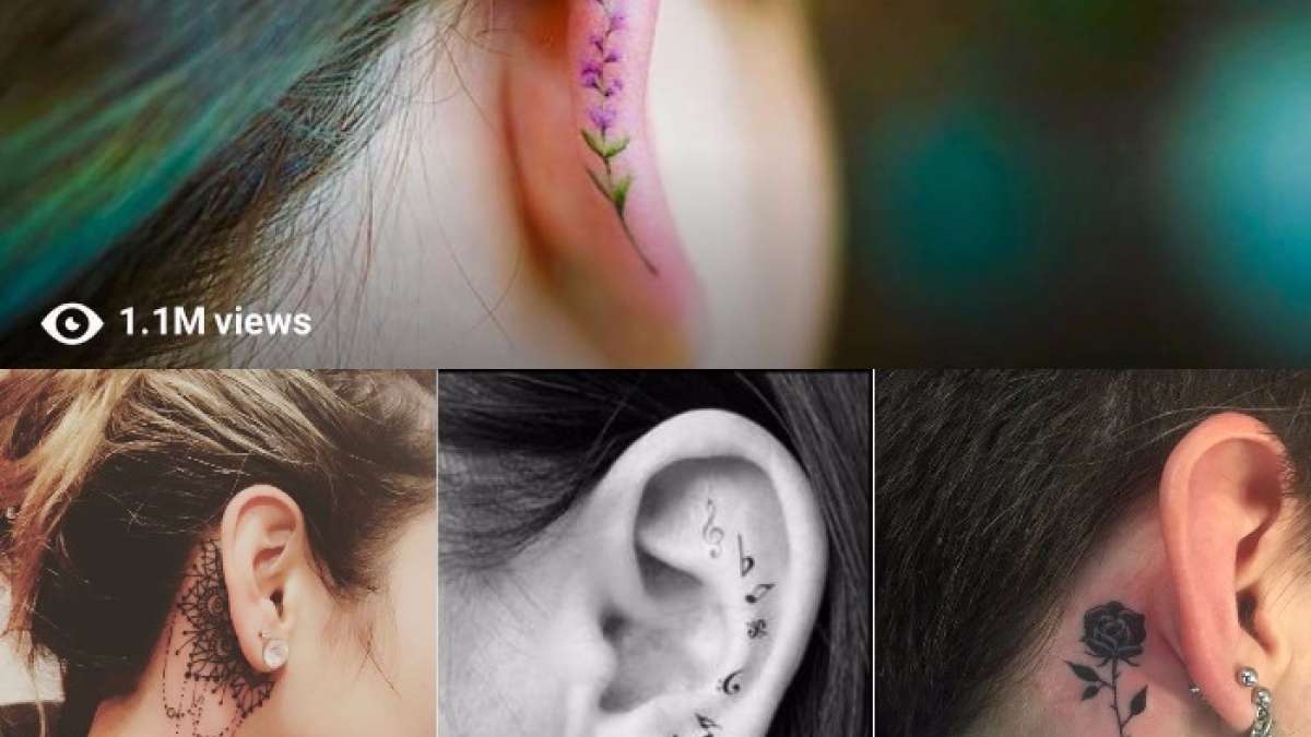 5 Reasons Why You Should Really Consider Getting A Helix Ear Tattoo -  Cultura Colectiva | Ear lobe tattoo, Ear tattoo, Tattoos