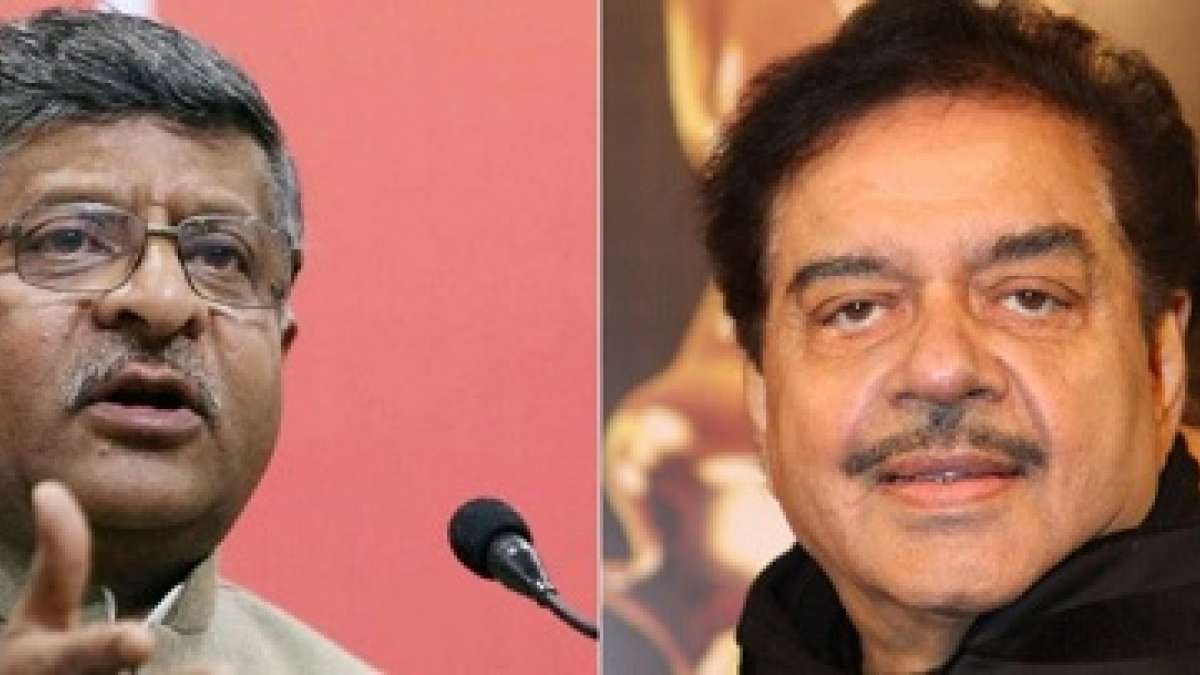 BJP likely to replace Shatrughan Sinha with Ravi Shankar Prasad for ...