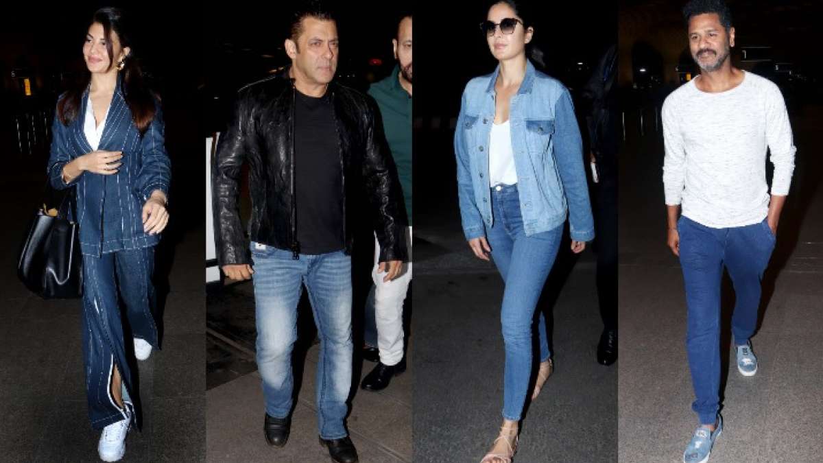 Salman Khan Sonakshi Sinha Katrina Kaif Fly To Dubai For Da Bangg Tour Reloaded See Pics