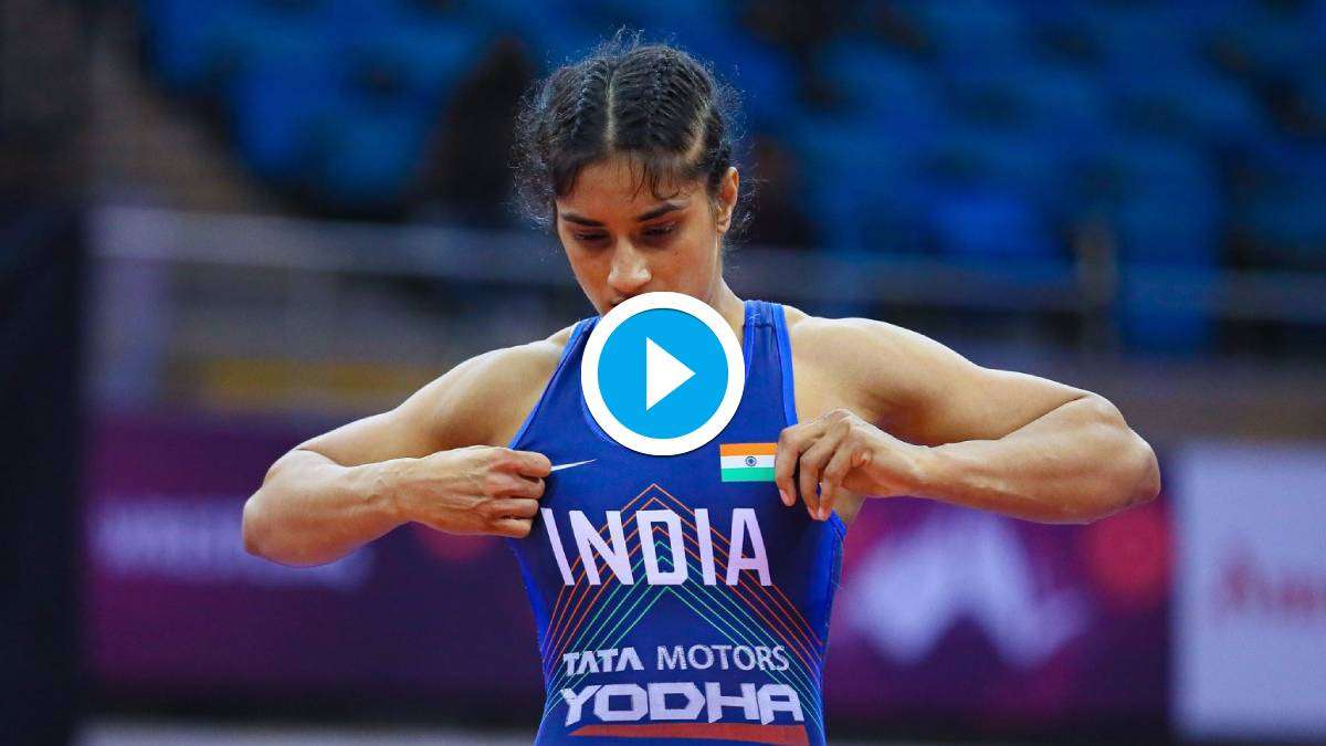 Watch Vinesh Phogat defeats twotime world champion to win gold in