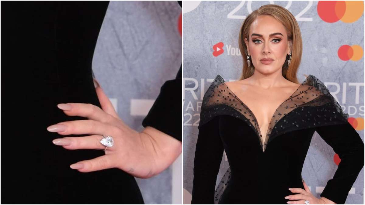 Is Adele engaged to Rich Paul? Huge ring at Brit awards leaves fans ...