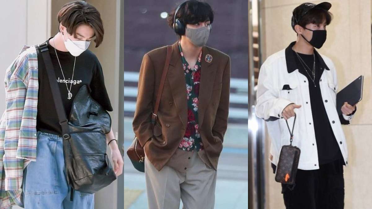 Jimin's airport outfits that show the fashion sense of this BTS member