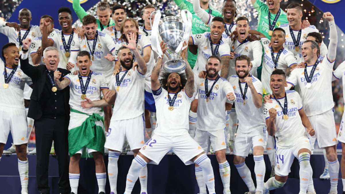 OS CAMPEÕES DA CHAMPIONS LEAGUE. ( 1955 - 2022 ) - REAL MADRID 1 X 0  LIVERPOOL - 28/05/2022 