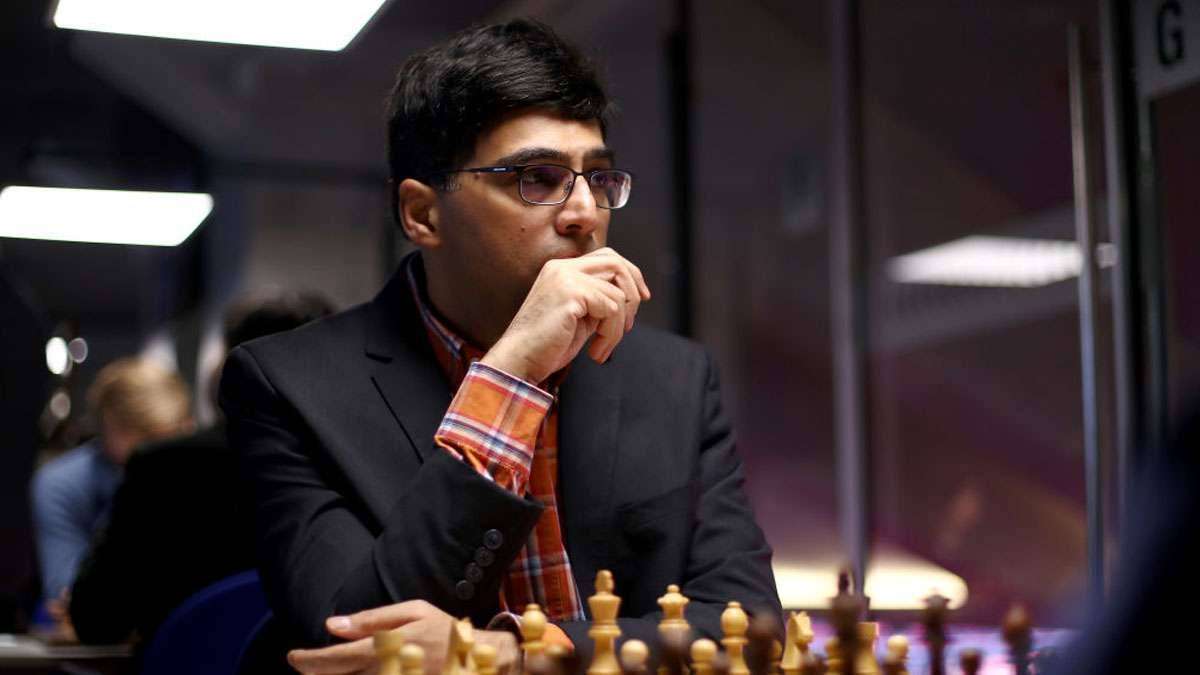 Indian Maestro Viswanathan Anand draws his 6th round contest against Anish  Giri of Netherlands in Norway Chess tournament