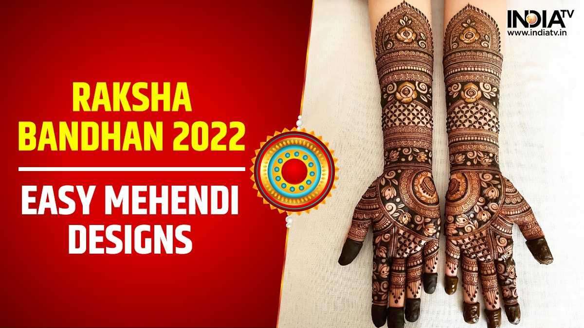 Latest mehendi designs for Raksha Bandhan 2023 – Rakhi Bazaar Blog-sonthuy.vn