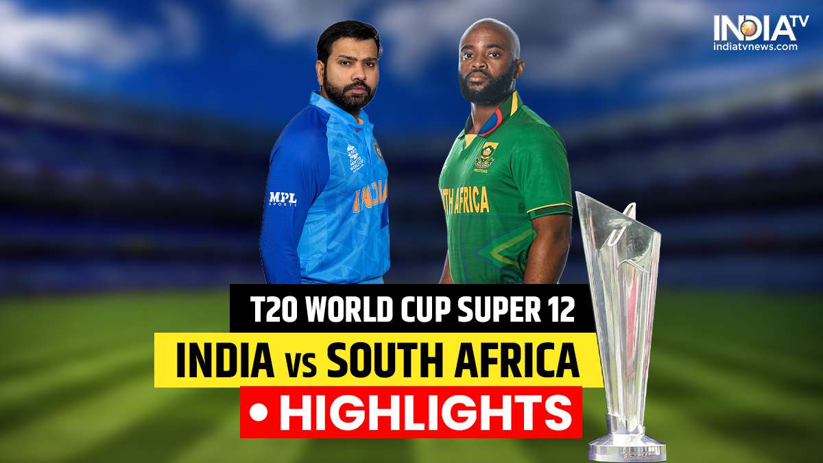IND vs SA, T20 World Cup, Highlights South Africa win by 5 wickets Cricket News