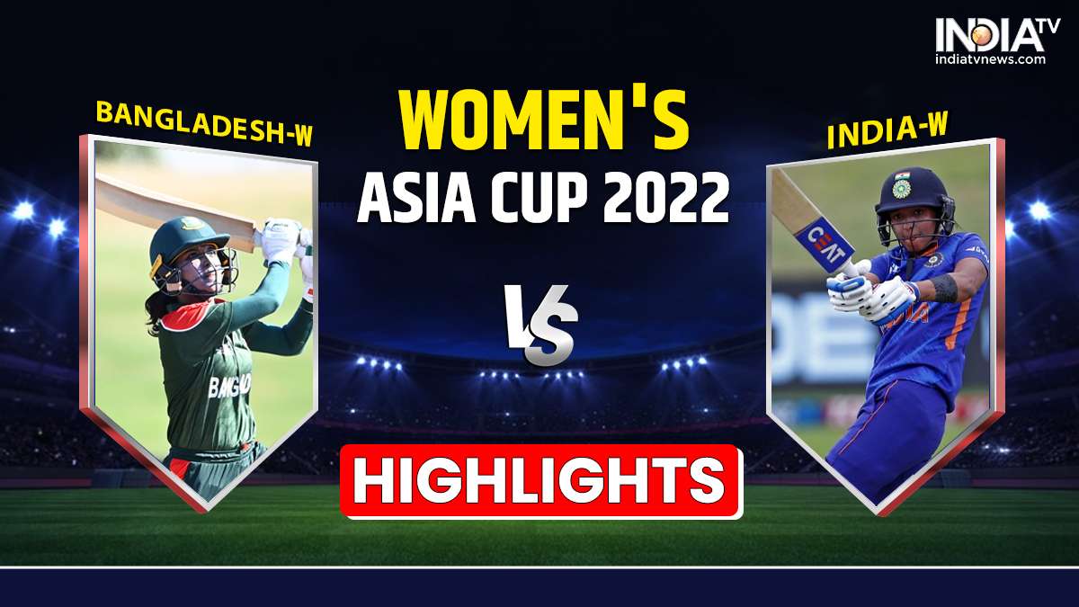 INDW vs BANW, Women's Asia Cup T20 2022, Highlights IND beat BAN