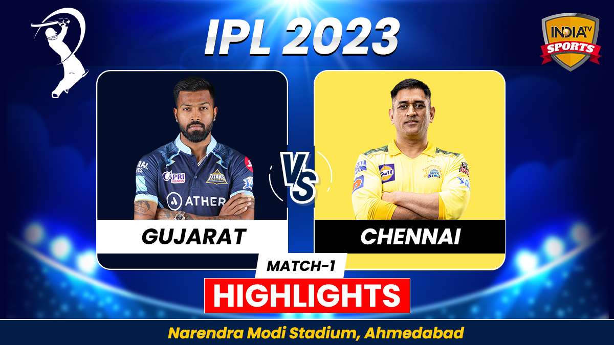 GT vs CSK, IPL 2023 Highlights Gujarat Titans win by 5 wickets Cricket News