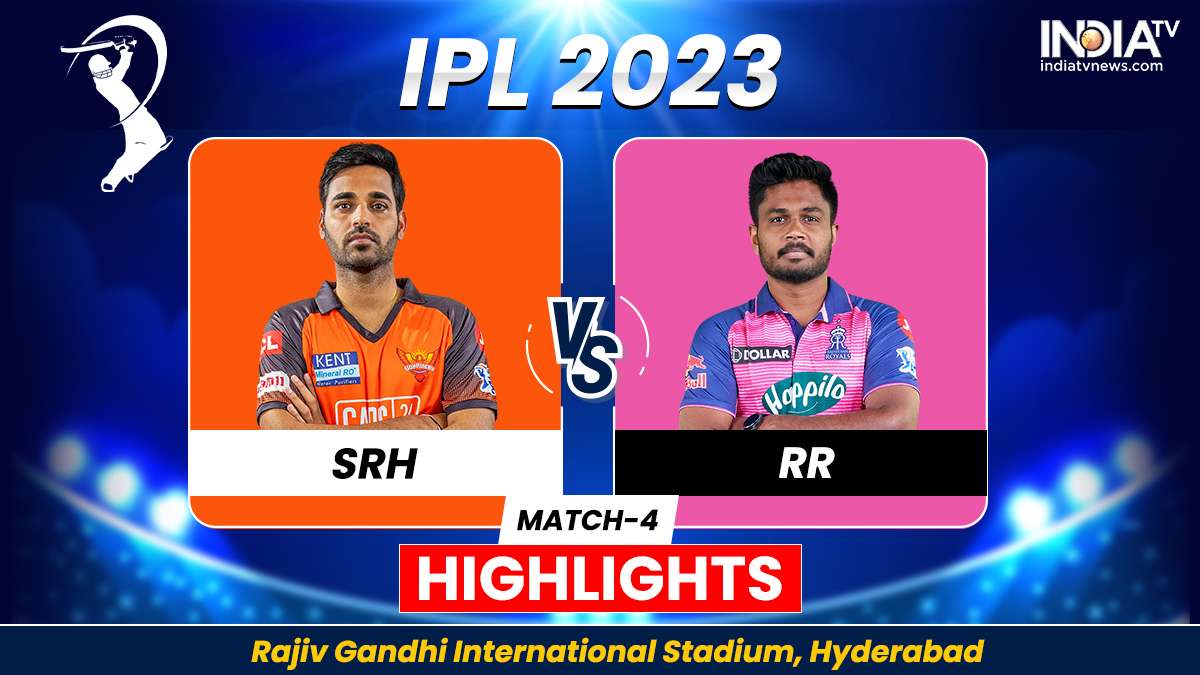 SRH vs RR IPL 2023 Highlights Rajasthan beat Hyderabad by 72 runs Cricket News