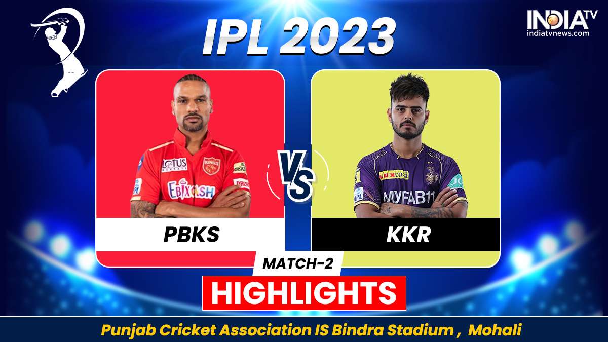 PBKS vs KKR, IPL 2023 Highlights Punjab win by 7 runs via DLS method Cricket News