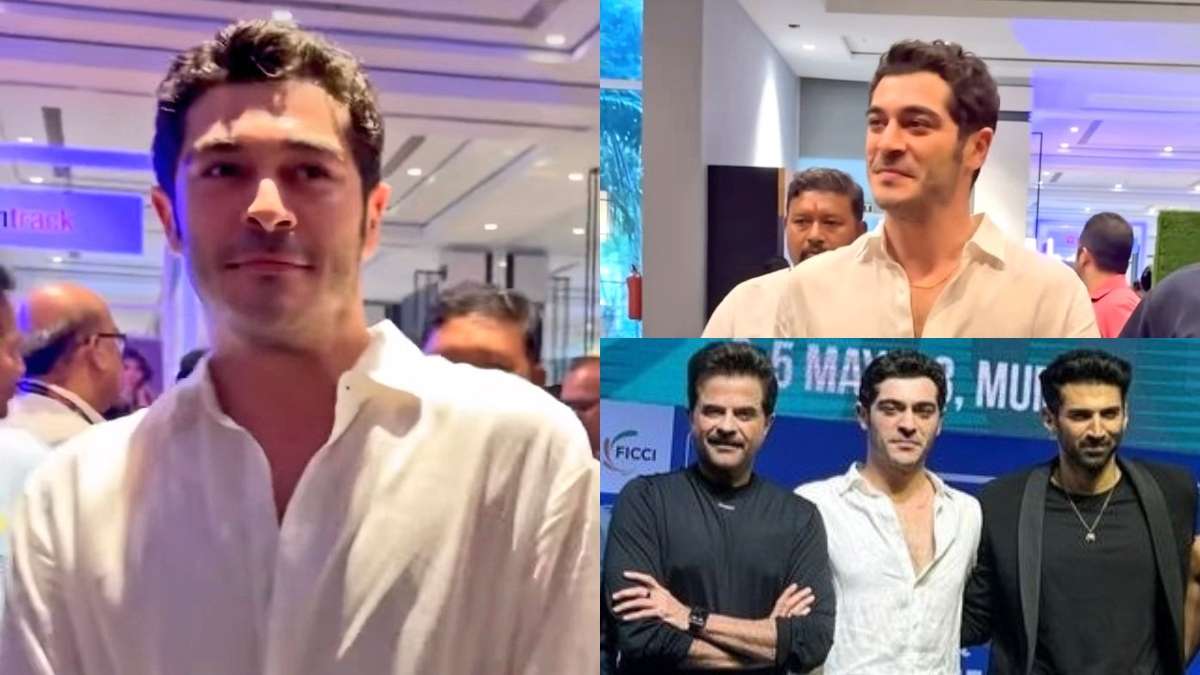 Turkish star Burak Deniz spotted in Mumbai, meets Anil Kapoor and Aditya  Roy Kapur