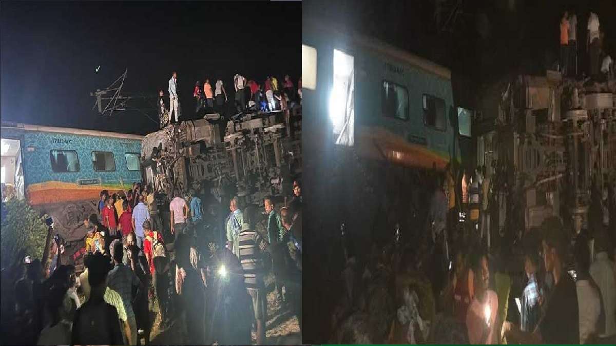 Odisha train tragedy 2 Express trains derail one freight train also hit