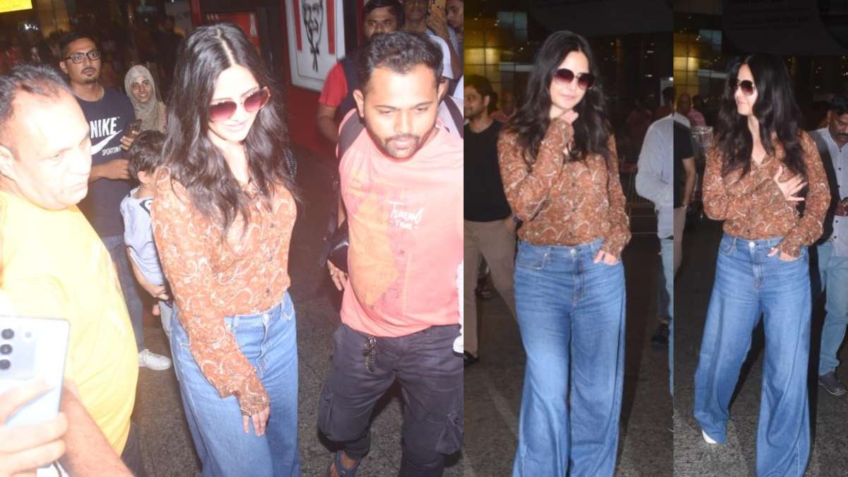 Katrina Kaif returns to Mumbai; gets mobbed by crowd at airport. Watch ...