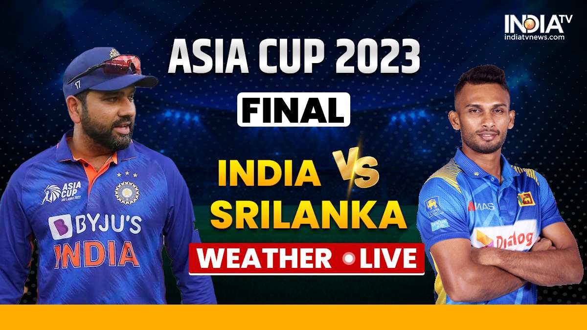 India vs Sri Lanka Colombo Weather updates LIVE Will India vs Sri Lanka Asia Cup final get washed out at R Premadasa? Cricket News