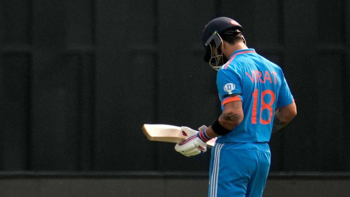 Virat Kohli got out for an 8-ball duck against England in