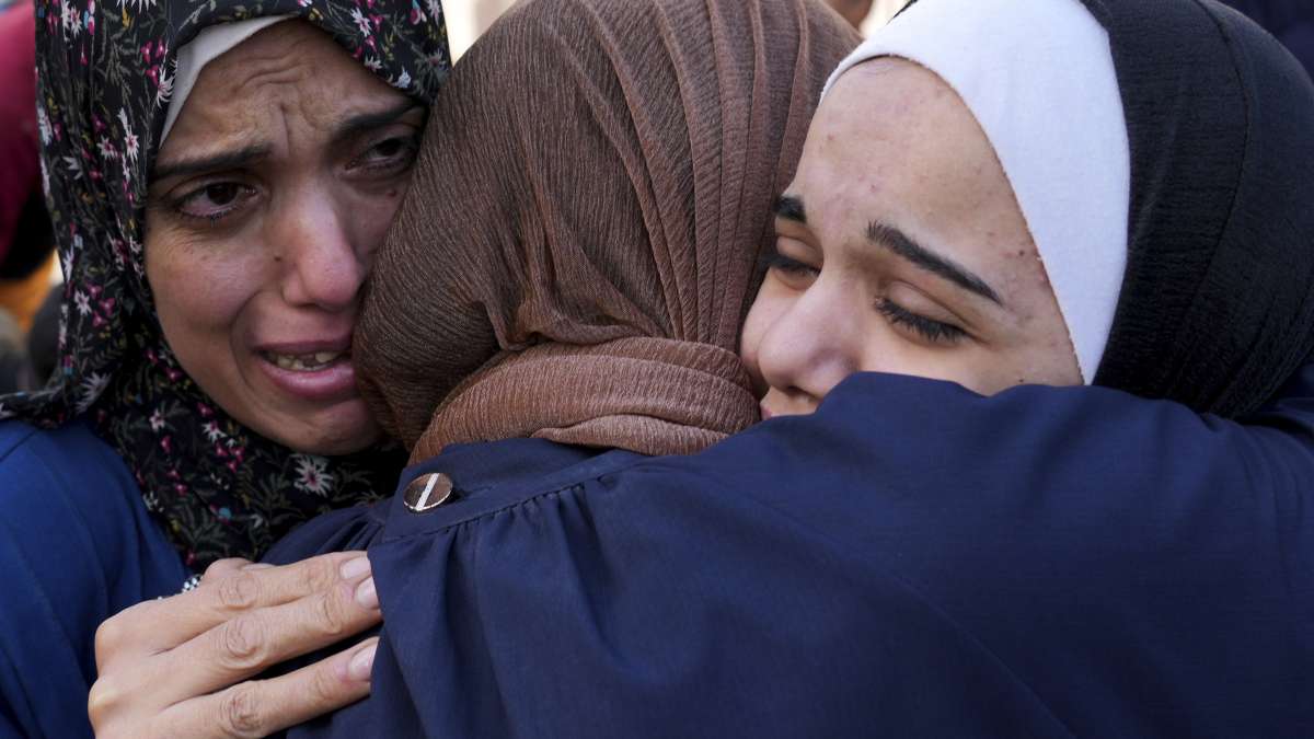 Families mourn the deaths of their loved ones in Gaza.