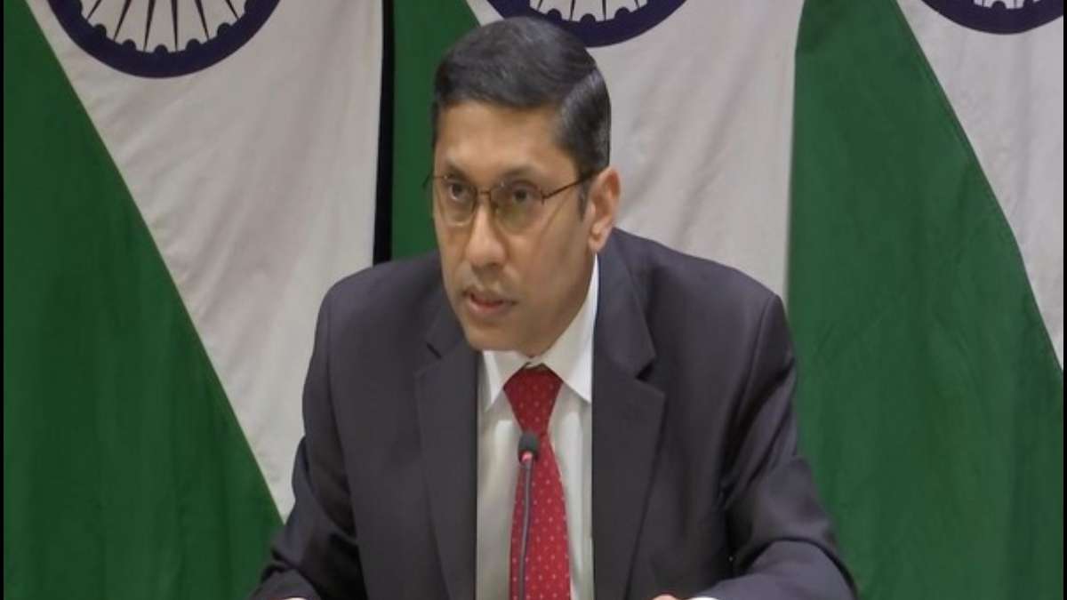 Ministry of External Affairs spokesperson Arindam Bagchi.
