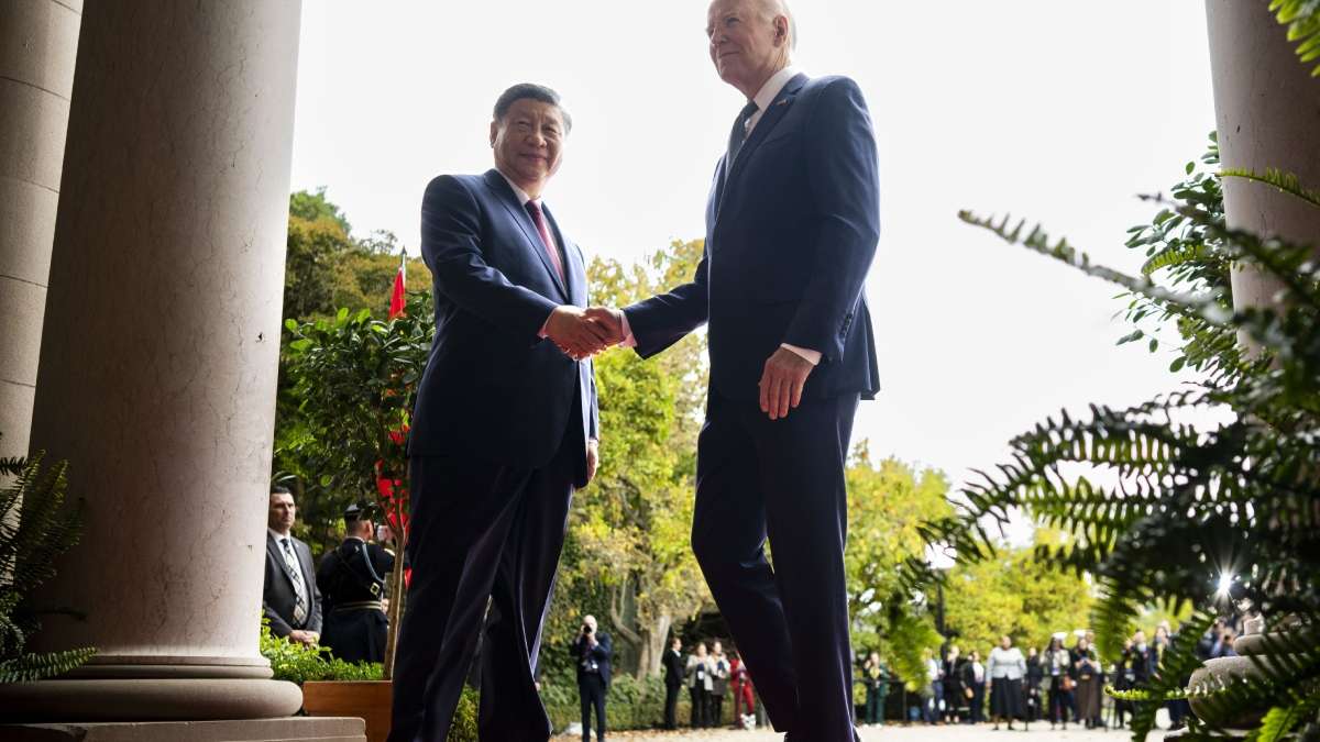 US President Joe Biden with his Chinese counterpart Xi