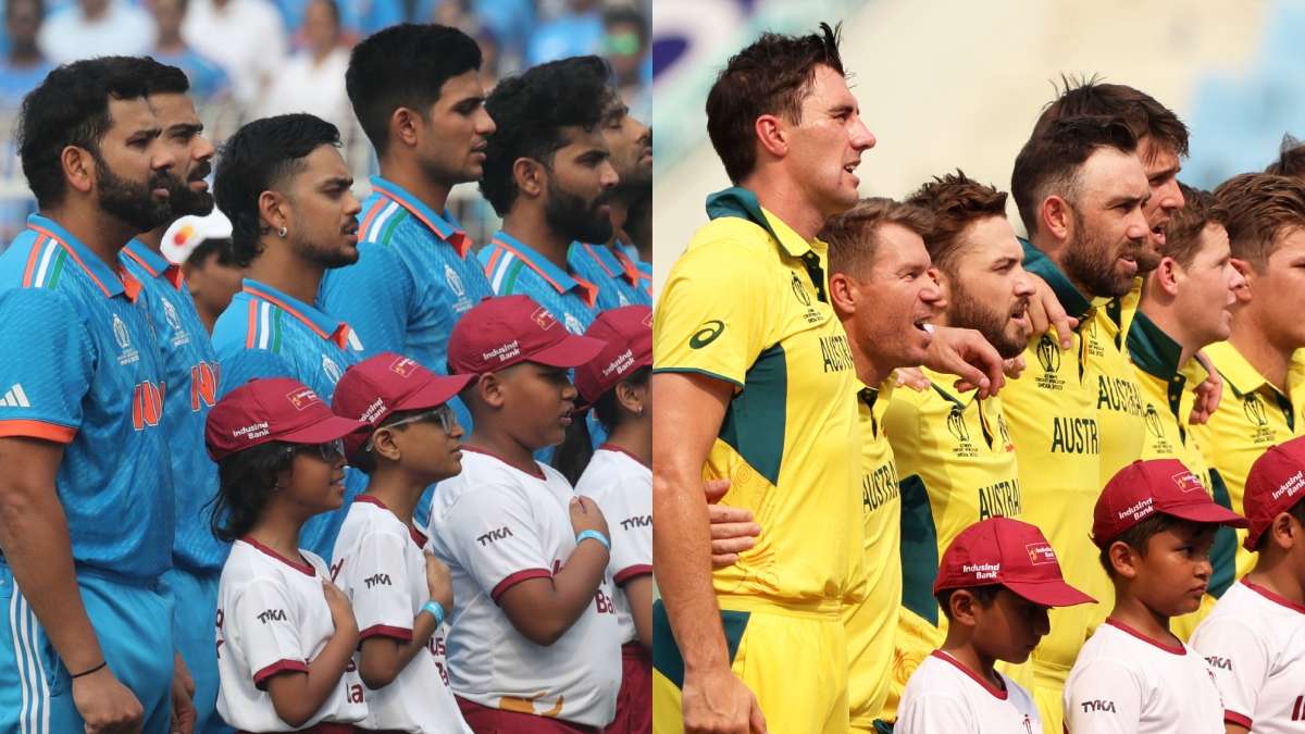India and Australia teams.