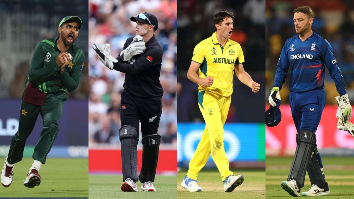 Pakistan, New Zealand, Australia and England captains.