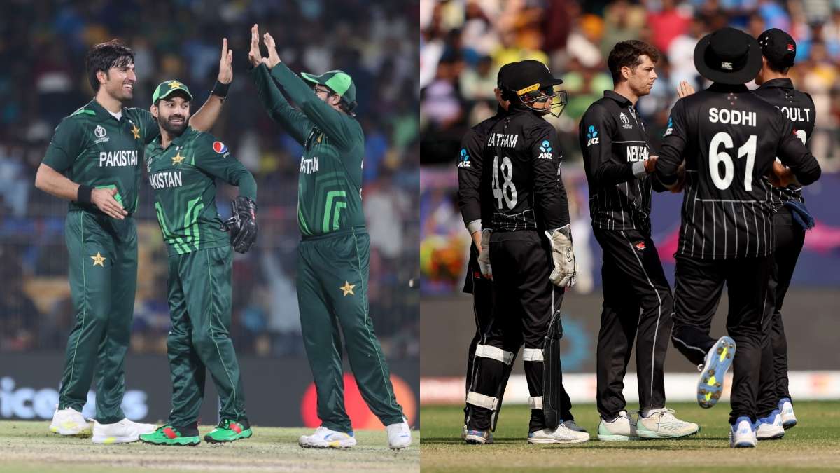 Pakistan and New Zealand teams.