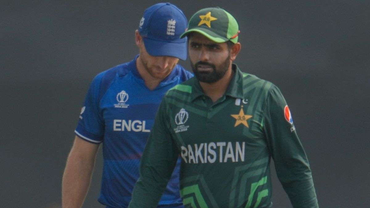 Babar Azam and Jos Buttler at Eden Garden on November 11