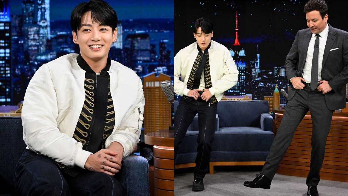 BTS' Jungkook with Jimmy Fallon