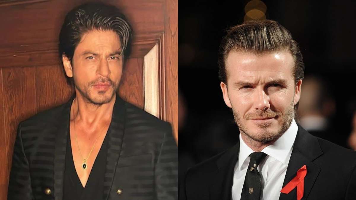 Shah Rukh Khan and David Beckham