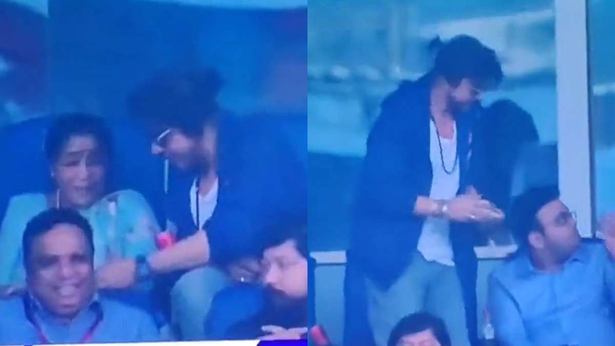 Shah Rukh Khan's SWEET gesture for Asha Bhosle during IND vs AUS Final ...