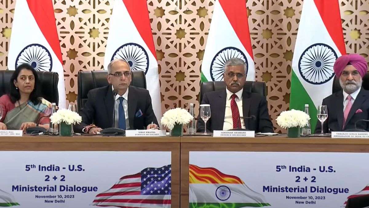 MEA press briefing after 2+2 Dialgoue.