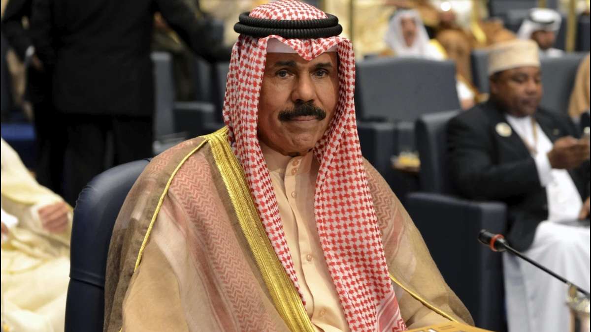 Kuwait emir Sheikh Nawaf Al-Ahmad Al-Jaber Al-Sabah.