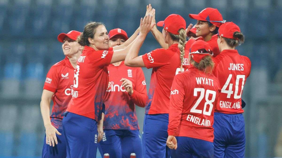 England women team vs India at Wankhede Stadium on December