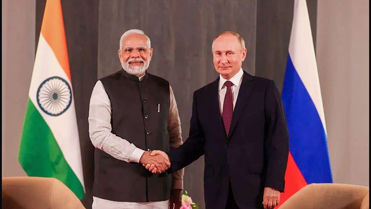 Prime Minister Narendra Modi with Russian President