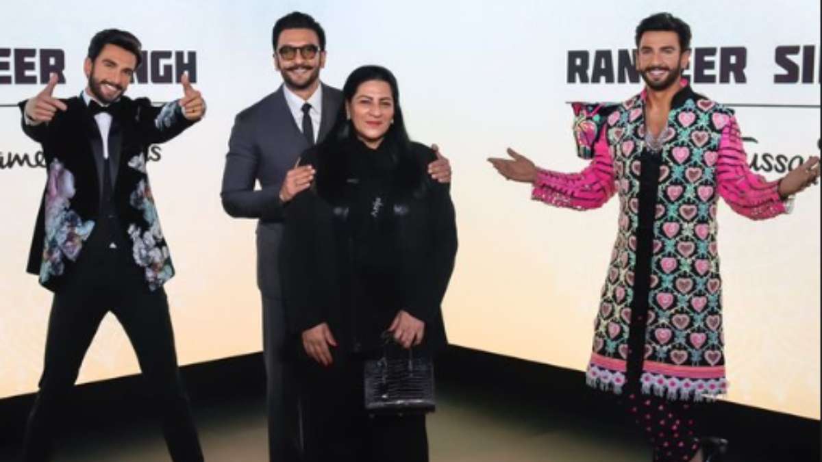 Ranveer Singh's mother's reacts to his wax statues