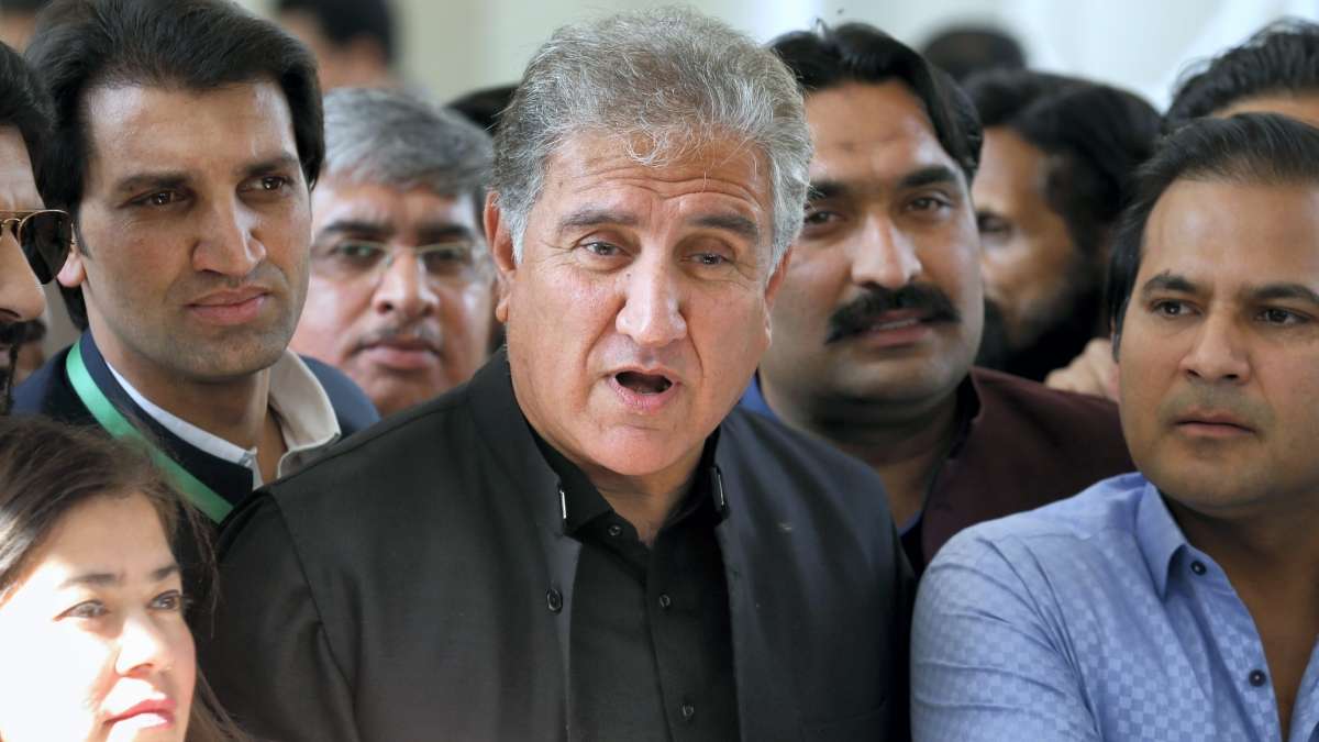 Pakistan's former foreign minister Shah Mahmood Qureshi.