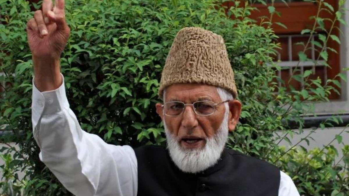 Kashmiri separatist Syed Ali Shah Geelani 