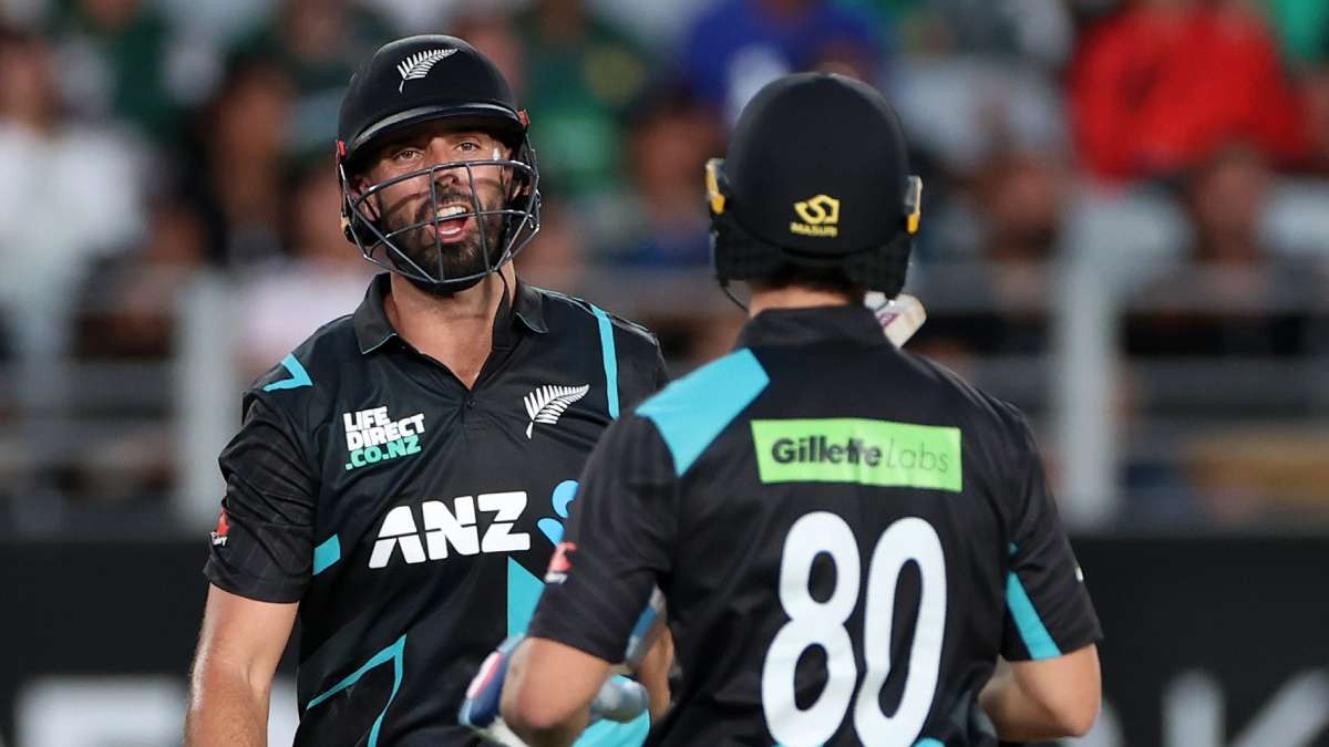 Daryl Mitchell was the star of New Zealand's batting show