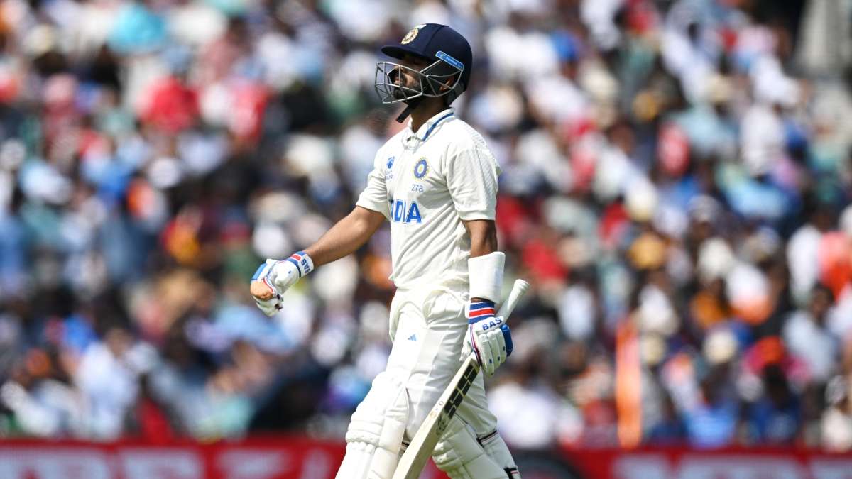 Ajinkya Rahane got out for a second golden duck in a row in