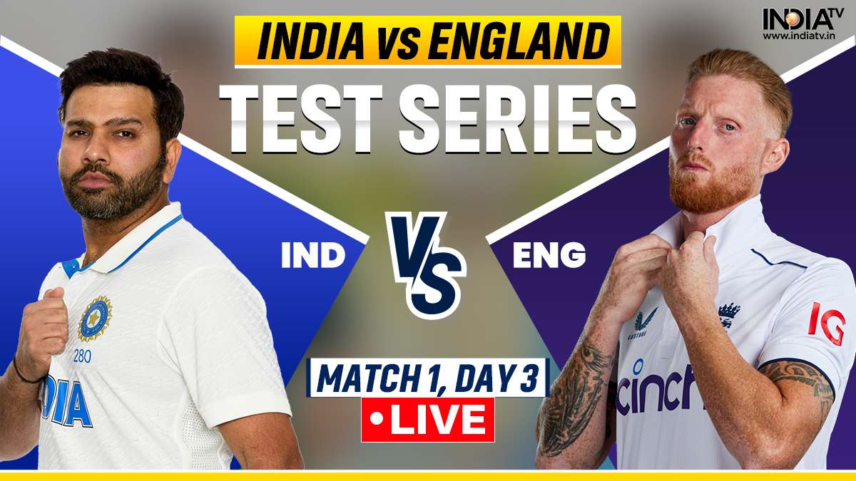 IND vs ENG Live Score 1st Test, India vs England