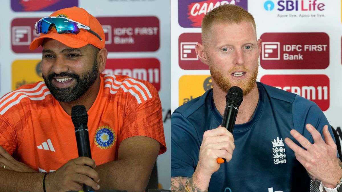 Rohit Sharma and Ben Stokes