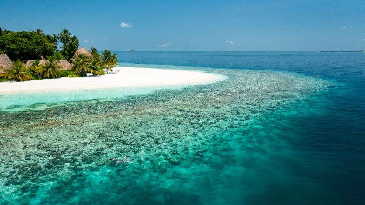 A beach of Maldives