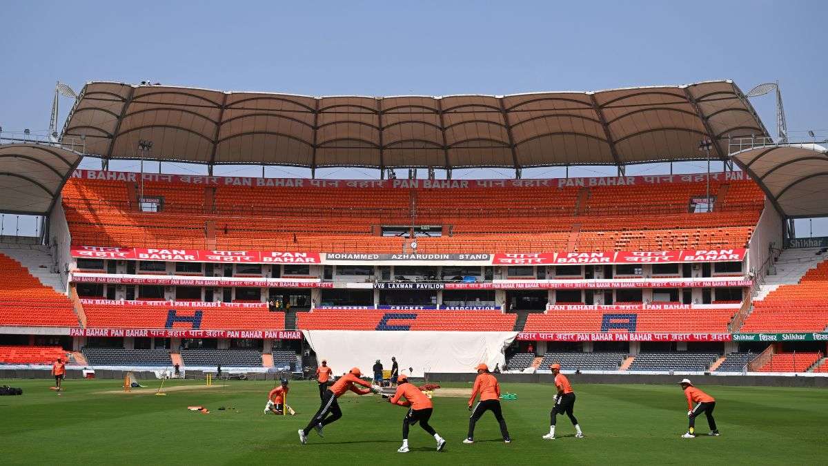 Rajiv Gandhi International Cricket Stadium.