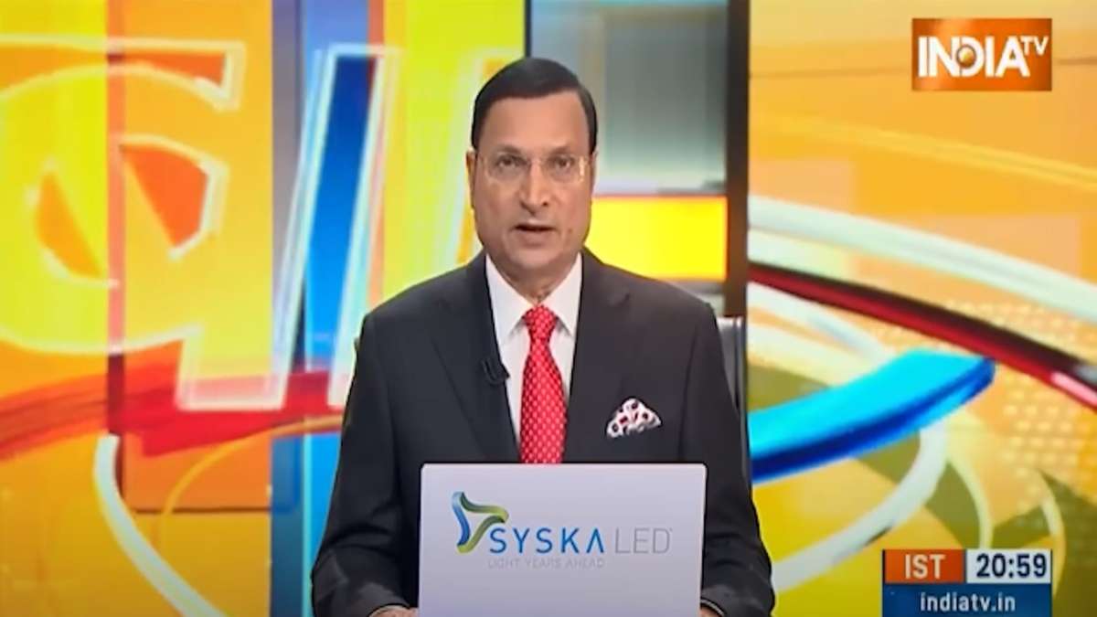 India TV Chairman and Editor-in-chief Rajat Sharma.
